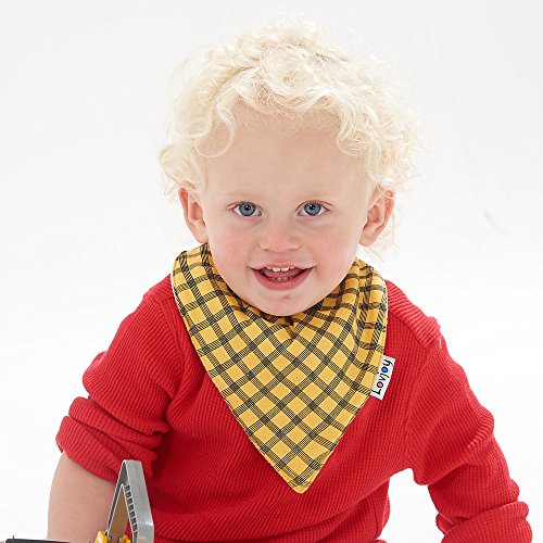 Lovjoy Bandana Geifer Baby Lätzchen (5 PACK – Little builder ) Super Absorbent & Soft für ultimativen Komfort mit justierbarem Snaps- Netter Baby-Geschenk für Jungen und Mädchen. - 2