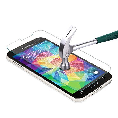 iProtect Tempered Glass Hartglas Schutzfolie für Samsung Galaxy S5 0,3mm Display Schutzglas - 5