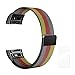 Produktbild Fun Sponsor Fitbit Charge 2 Armband, Milanese Fitbit Charge 2 Ersatzarmband Edelstahl Fitbit Armbänder Charge 2 mit Magnet-Verschluss Armband für Fitbit Charge + Bonus Displayschutzfolie