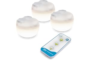 Newgarden Cherry Mini Portable Rechargeable LED Spotlight 3 Pack