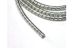 DRAG SPECIALTIES Drag Specialities Chrome Spiral Cable Wrap/Wire Tidy (6mm)