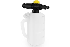 DERASL Snow Foam Lance for Nilfisk Core, Premium and Gerini Series Washer, Car Wash High Pressure Washer Foam Cannon Bottle with Adjustable Soap Dispenser Nozzle