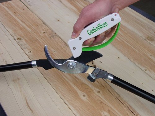 Accusharp Gardensharp Messer- und Werkzeugschärfer, Grün / Weiß - 5