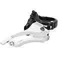 HOUSON front derailleur, 3-speed bicycle derailleur compatible with 31.8 / 34.9mm tube diameter for MTB mountain bike (7/8/9 speed)
