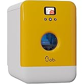 Bob Portable, 3L Water Capacity Mini Dishwasher | Dishwasher for Caravan, Boat, Office and Small Kitchens, YELLOW