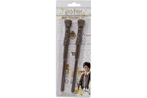 Blue Sky Studios Harry Potter - Set Stylo à Bille et Crayon Baguette Magique de Harry