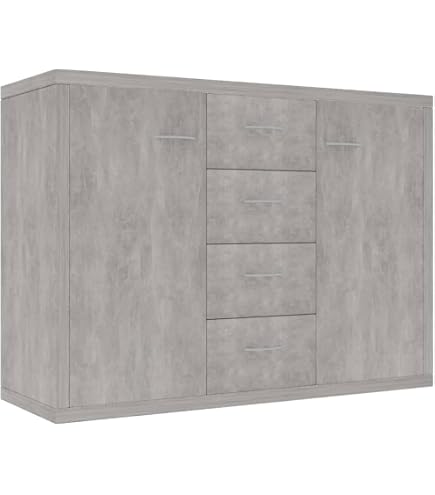 Commode AKORD K-100 Avec 2 Portes Et 3 Tiroirs - 35x76x101 Cm, Blanc - Pour Chambre, Salon, Rangement Moderne