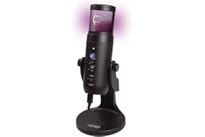 Venom USB Cardioid Streaming Microphone with LED Light Mesh Grill (PS5 / PS4 / PC)