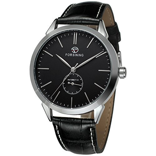 forsining Reloj de muñeca analógico automático de Casual Dial Moda Hombre fsg8083 m3s4