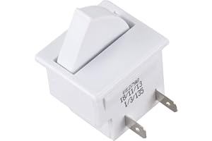 CUASTING Interruptor de luz para puerta de refrigerador, repuesto para nevera, cocina, 5 A, 125 V