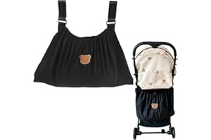 WEGLOK Sac de courses pour poussette, 1pc, Pochettes de Rangements Portable, Filet à Provisions pour Poussettes,Sacs à Provisions,Sac de rangement pour bouteilles à langer, Pour Emmener Tout À Portée De Main