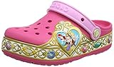  Crocs Crocband Disney Princess Lights Clog Kids, Niñas Zueco, Rosa (Vibrant Pink), 33-34 EU