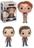 From Stranger Things, Barb and Nancy w/ Gun, as a stylized POP vinyl from Funko!