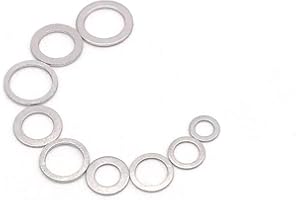 SCHRAUBEN-HUPE 25 Stück Aluminium Dichtung M6 M8 M10 M12 M14 Aluminiumdichtring DIN 7603 A (M14 x 18 x 1,5)