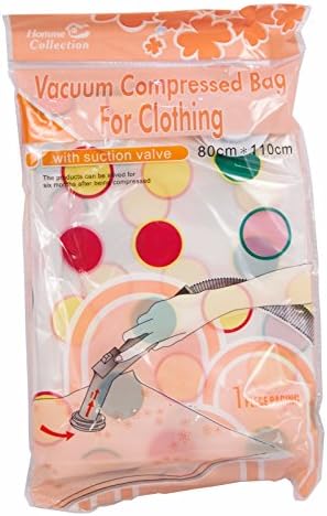 Solgi vaccume compressed bag for clothing with suction walve
