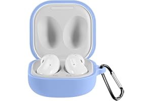 TLING Custodia in Silicone per Samsung Galaxy Buds 2 Custodia,Samsung Galaxy Buds 2 Case Antiurto Protettivo Silicone Custodia per Samsung Galaxy Buds 2(Cielo Blu)