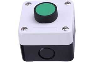 Ejoyous Przyciskany przełącznik, obudowa przycisku, przycisk natynkowy, wodoszczelność IP66, przełącznik migawki, natynkowy, obudowa z tworzywa sztucznego, do otwierania drzwi, drzwi garażowych