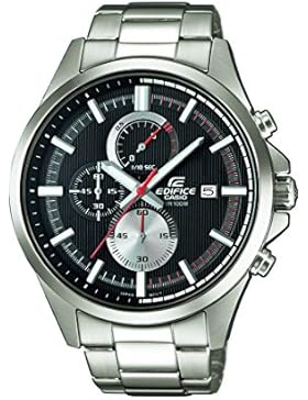 Casio Edifice Herrenuhr Analog Quarz mit Edelstahlarmband – EFV-520D-1AVUEF