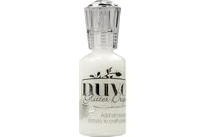 Tonic Studios Nuvo Glitter Drops-White Blizzard, 1 Oz