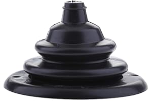 Gazechimp 4 Pouces 100mm Marine Rigging Direction Shift Câble De Botte Trou Shifter Couverture Soufflets De Protection pour Bateau Yacht Ship - Noir