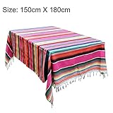 Manta de sarape, manta de sarape mexicana, manta de estilo bohemio, manta mexicana de rayas multicolores, manta de yoga estera de yoga, manta boho.