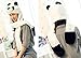 niceeshop(TM) Baby Kids 3 in 1 Combo Winter Accessories Soft Comfortable Plush Panda Animal Hat With Scarf & Mittens