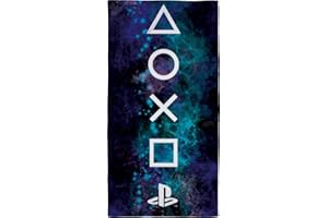 My sweety pop - Serviette de Plage - Serviette de Bain - Playstation - Enfant - 70 x 140 cm - 100% Coton - Garçon - Idée Cadeau