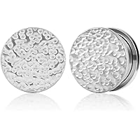 Longbeauty Lot De 12 Tunnels D'oreille En Acier Inoxydable En Acrylique En Forme De Cœur 8 Mm à 16 Mm 316L Double évasé Punk Saddle écarteur D'oreille, Acrylique