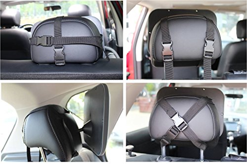 Jollie Rodney Baby Auto Spiegel – Für Hinten, Autositze – PREMIUM QUALITÄT, extra großen Größe, 360 Grad Verstellbarkeit, bruchsichere – Schwarz – 90 Tage ‚Kein Problem‘ Garantie. - 4