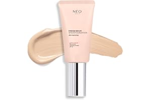NÉO MAKE UP NEO MAKE UP Fondotinta Siero Viso - Intense Serum Sheer Foundation - Make Up Idratante Viso - Skin Care - Bellezza - Fondotinta Solare - SPF 30-00 Alabaster - 30 ml