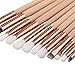 Jamicy® 12Pcs Mini Cosmetic Eyebrow Eyeshadow Brush Makeup Brush Sets Kits Tools