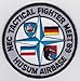 Produktbild Applikation Aufbügler Patches Stick Emblem Aufnäher Abzeichen "German Air Force Patch 41 Jabog 2 Alpha Jet 5 NEC TFM 89 Husum 9,8 cm"