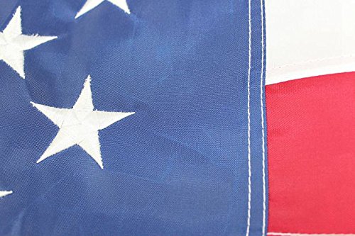 USA Amerika Flagge Fahne gestickte Sterne, Wetterfeste Flagge, US Flag, 90×150 cm Top Qualität alles genäht und gestickt nix gedruckt - 2