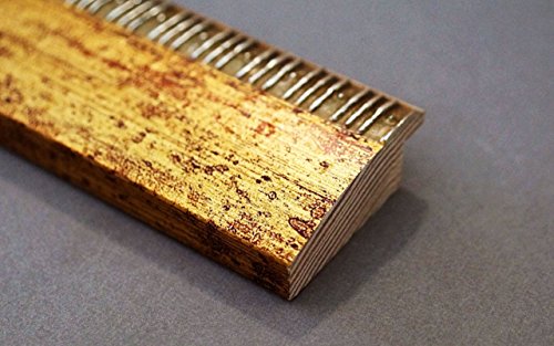 Spiegel Wandspiegel Badspiegel Flurspiegel Garderobenspiegel – Über 200 Größen – Turin Gold 4,0 – Außenmaß des Spiegels DIN A1 (59,4 x 84,1 cm) – Wunschmaße auf Anfrage – Antik, Barock - 7