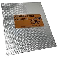 Alchemy Parts Selbstklebend Auspuff Motor Hitzeschutz Blatt 40 x 33cm Ideal Für Motorrad, Auto - Aluminium…