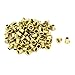 Produktbild sourcingmap® 100Stk 4mm x 5mm durch Loch hohlen Nieten Ösen Rivets