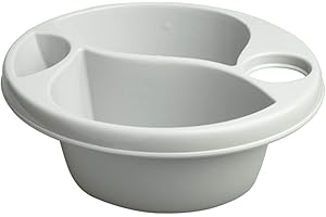 BUYONLINEFORBABY Nursery Baby Newborn Infant Bath Bathing Top n Tail Wash Bowl Grey