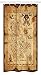 Produktbild GAOFENFFR Insel Karte Stall Duschvorhang Super detaillierte Schatzkarte Grungy rustikale Piraten Gold Secret Sea Geschichte Thema Stoff Badezimmer Dekor Set mit Beigebraun