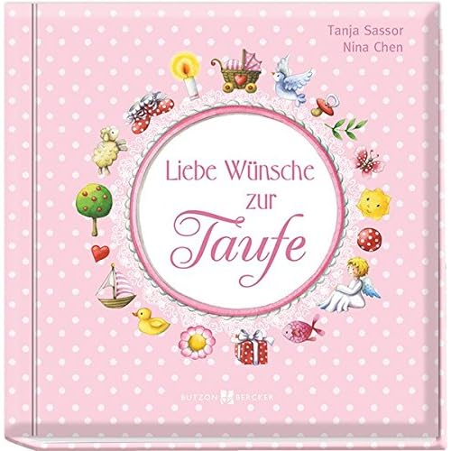 Liebe Wünsche zur Taufe (rosa)