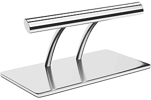PHYSA WELLNESS & LIFESTYLE physa Poggiapiedi Parrucchieri Poggia Piedi Salone PHYSA FR-5 (Ovale, 35 cm, Acciaio Inox, Antiscivolo)