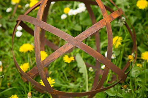 Dekokugel, Rost Ø 40cm Bando, groß - 3
