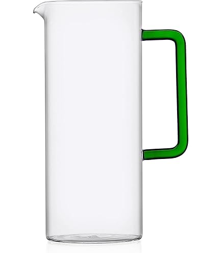 Ichendorf Milano Krug 120cl - Borosilikatglas Mit Gelbem Griff
