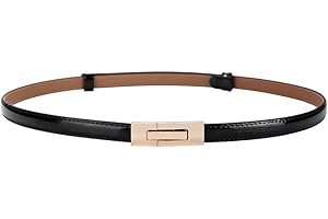 Oyccen Femme Ceintures en Cuir Réglable Sangle de Taille Robe Décoration Ceinture Fine