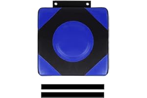 SHURZZESJ Tampon de frappe mural, tampon de frappe mural, sac de frappe mural, tapis de boxe carré fitness, tapis de combat mural en polyuréthane, cible en cuir, sac de frappe cible en cuir