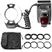 Neewer® Macro TTL Ring Flash Light with AF Assist Lamp for Nikon I-TTL Cameras/ such as D7000, D5000, D5100, D3200,D3100, D3000, D3 series, D800,D700, D2 series, D300 series, D200, D90, D80s D70 series, D60, D50, D40 series, F6, COOLPIX8800, COOLPIX8400, COOLPIX P5000, COOLPIX P5100,COOLPIX P6000 and all other Nikon DSLR Cameras RS.9104.00