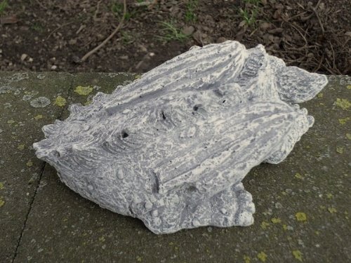 Steinfigur „DRACHE SWEETY „, Frostfest bis -30°C, massiver Steinguss - 3