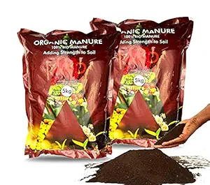 KAP Organic Manure for Home and Kitchen Garden Plants - 10 KG Pouch