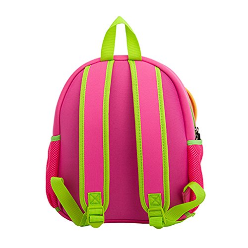 Nohoo Nursery Kids Girls Backpacks for school Toddler- Cute Butterfly Bag Red(13*10.3*4.8 inch) - Best Gift For 3-8 years old