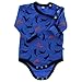 Pippi Baby Boys Body Long Sleeve AO Printed 4 Pack Polo Shirt, Blue (Dark Navy), 104 cm