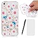 Produktbild Lotuslnn Hülle Apple iPhone SE / 5 / 5S silikon avec Une fleur conception - Schutzhülle Etui en rose blanc Transparent